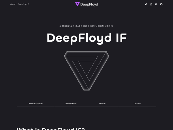 DeepFloyd IF